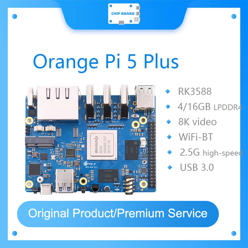 Rockchip Rk3588 Development Board - Turuncu Pi 5 artı tek kart