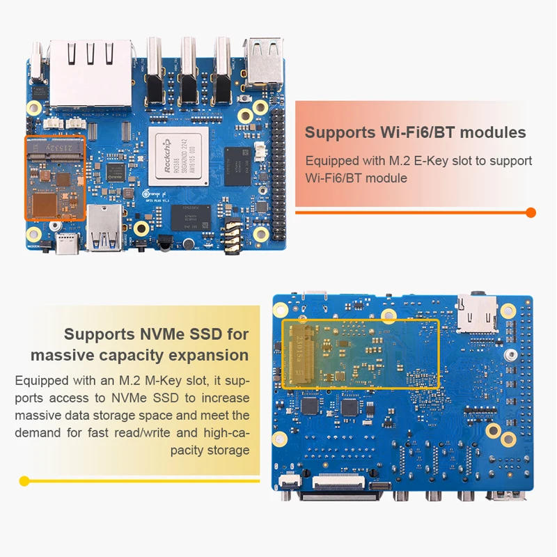 Orange Pi 5 Plus 4 8 16 GB RAM - Rockchip Rk3588 Development Board incelemesi ve fiyatı